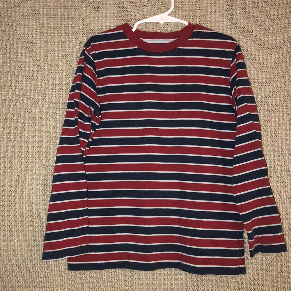 Red/Blue striped Long Sleeve
